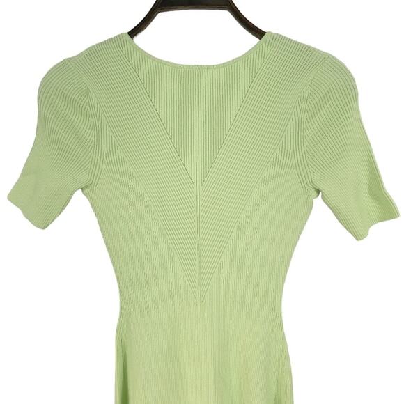 Maje Ribbed Midi Dress - Picture 6 of 16